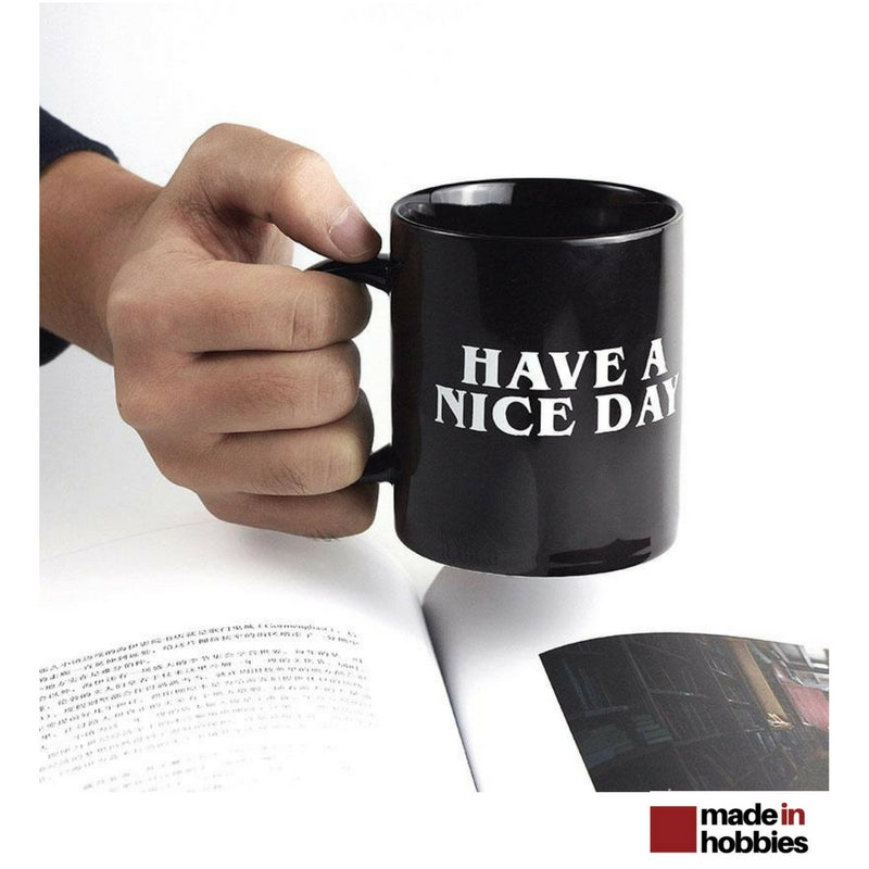 Tasse à café « Have A Nice Day » avec doigt d'honneur – Tasse à café
