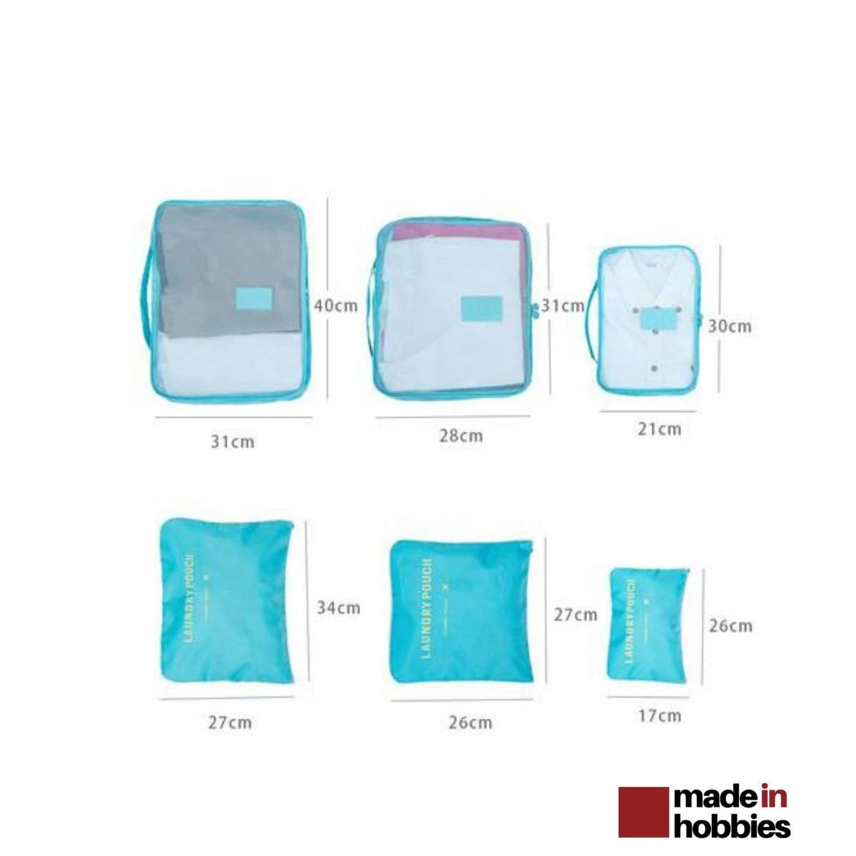 Organisateur de valise - Cube de rangement pour valise - Packing