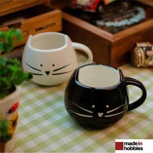 mugs chat japonais noir et blanc