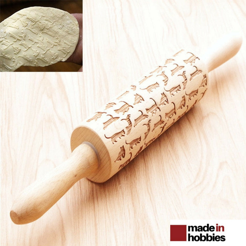 Rouleau à pâtisserie pour enfant en bois - Made in France par