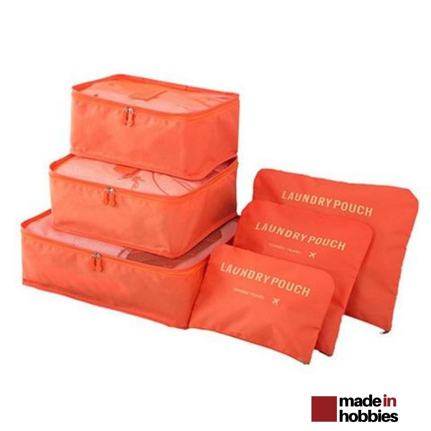 8 Set Emballage de voyage Cube, sac de rangement pliable léger