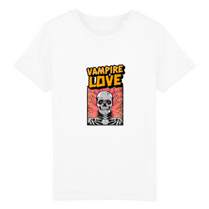 T-shirt Halloween Enfant - Vampire Love en coton 100% bio
