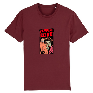 T-shirt Halloween Unisexe - Vampire Love dans les bras en coton 100% bio