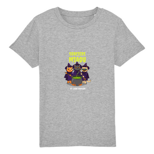 T-shirt Halloween Enfant - Sorciers Miaou en coton 100% bio