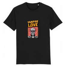 T-shirt Halloween Unisexe - Vampire Love tête de mort en coton 100% bio