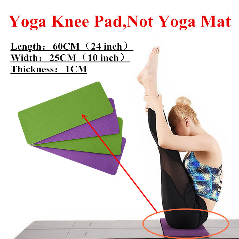 2/1PC Yoga genouillère tapis Silicone épais genoui – Grandado