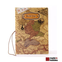 protege-passeport-carte-du-monde-vintage