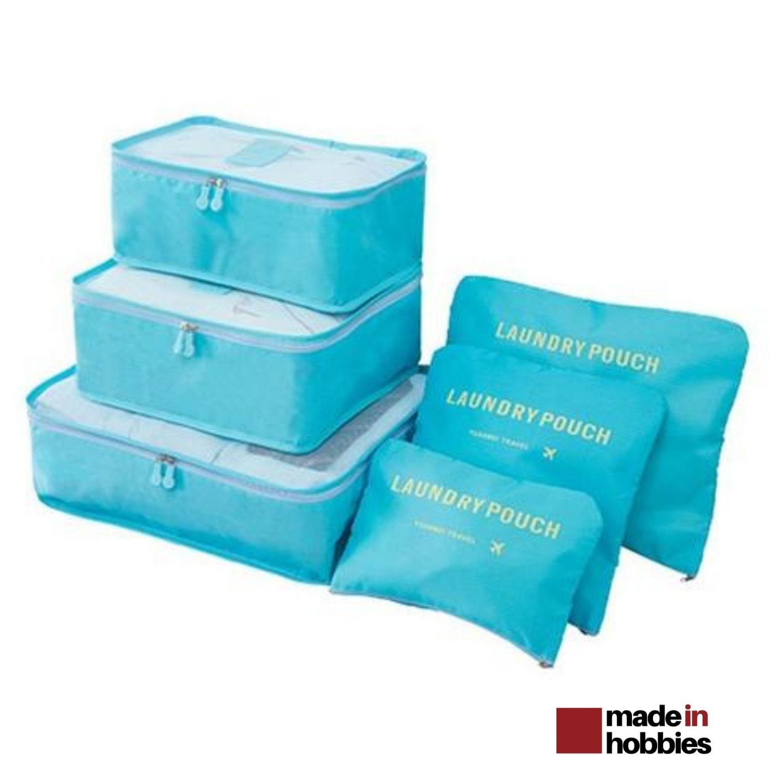 9 pièces dans le sac de rangement de voyage ensemble de vêtements rangement  armoire valise sac unisexe multifonctionnel emballage cube sac