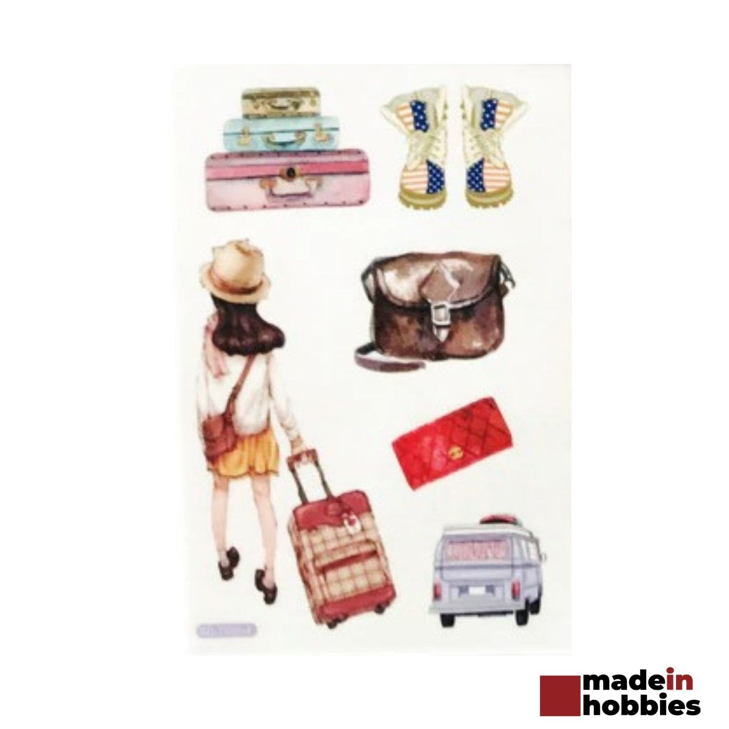 Stickers pour carnet de voyage  Autocollant carnet voyage - Pas cher –  MadeInHobbies